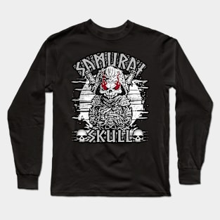 Spirit of the Samurai skull - funny quotes Long Sleeve T-Shirt